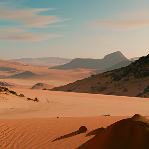 תמונה של נוף יפהפה במדבר נמיב
